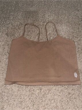 Free People Movement Cropped Tank Top with Thin Straps